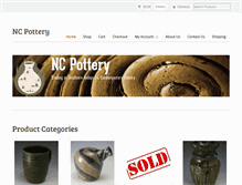 Tablet Screenshot of ncpottery.com